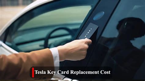 tesla key card replacement cost